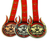 Médaille du personnage de dessin animé Lucky Run and Fitness tour 2017 (2)