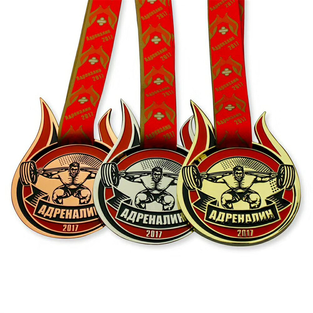 Médaille du personnage de dessin animé Lucky Run and Fitness tour 2017 (2)